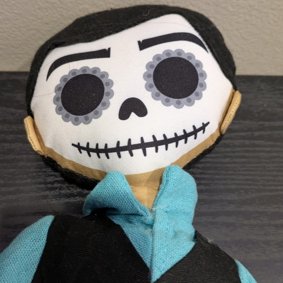 Debi Lilly Skeleton Plush Toy with Black and Blue Outfit 20 Inches Tall - Picture 7 of 9